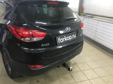 Фаркоп Лидер Плюс для Hyundai ix35 2010-2015 K112-E в Киров