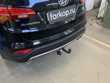 Фаркоп Лидер Плюс для Hyundai Santa Fe 2012-2018, (вкл.Grand) H224-A в Киров