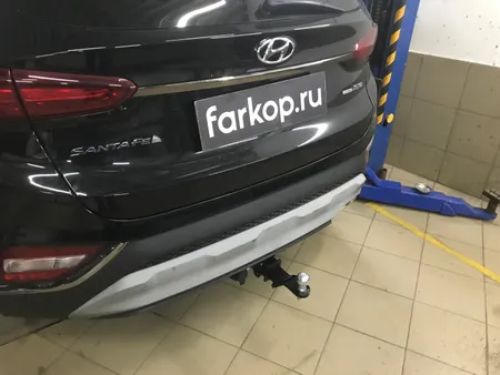 Фаркоп Лидер Плюс для Hyundai Santa Fe 2018-2022 Арт. H230-E H230-E в Киров