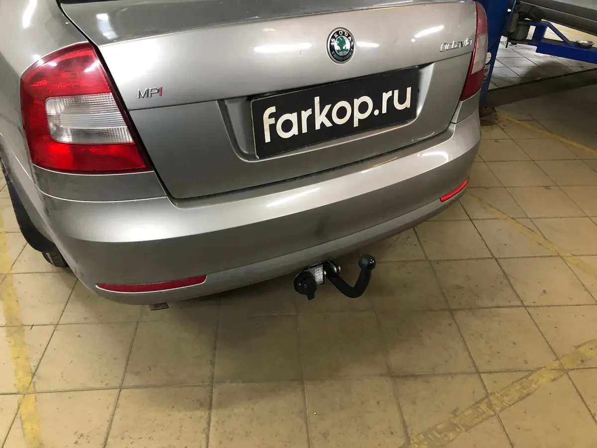 Фаркоп Лидер Плюс для Skoda Octavia 2008-2013 (только лифтбек) S106-A в Киров Фаркоп Лидер Плюс для Skoda Octavia 2008-2013 (только лифтбек) S106-A в Киров