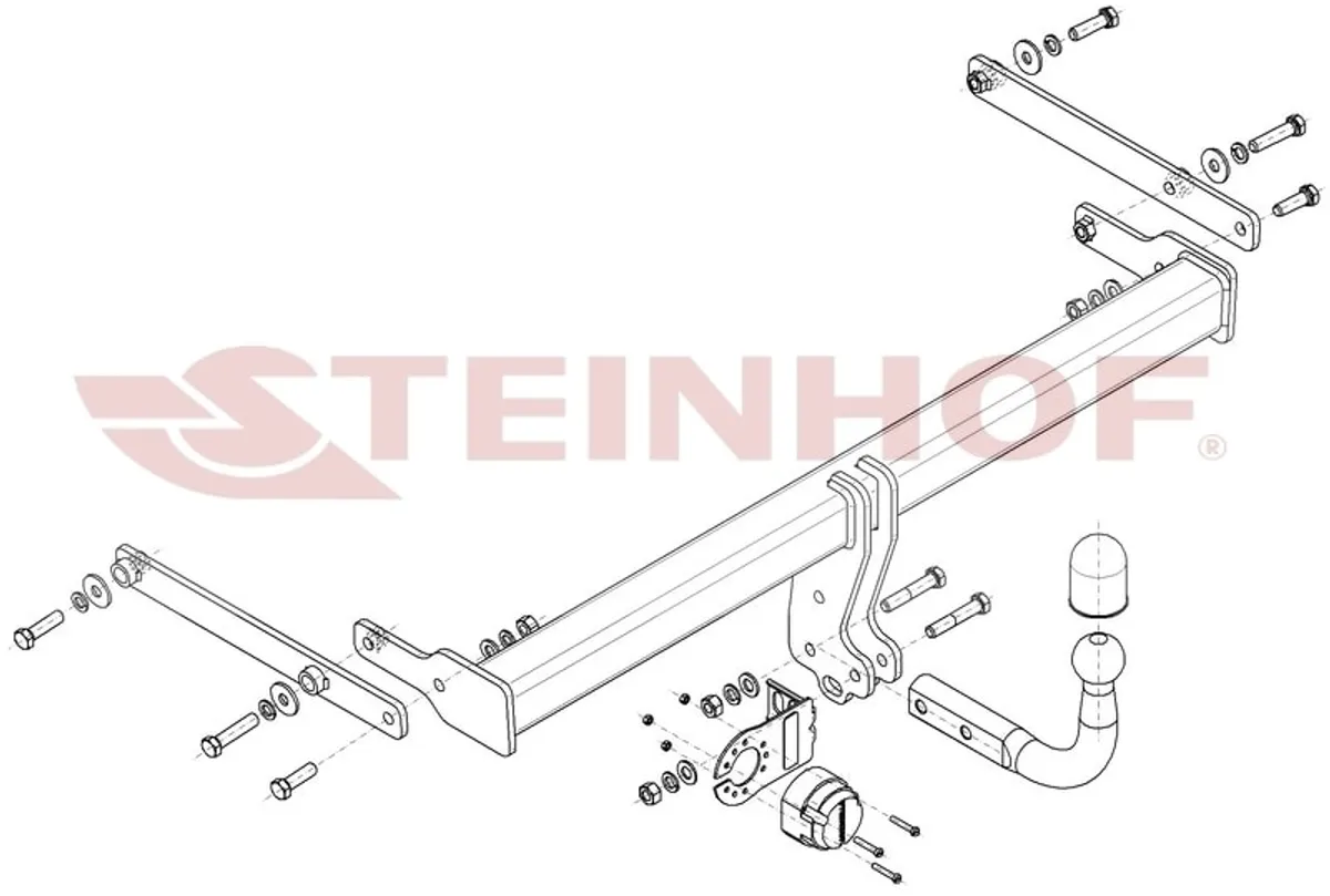 Фаркоп Steinhof для Mazda 3 (седан) 2019- Арт. M-061 M-061 в Киров Фаркоп Steinhof для Mazda 3 (седан) 2019- Арт. M-061 M-061 в Киров