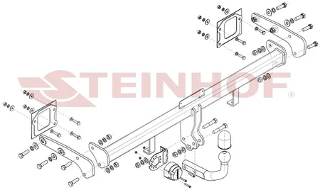 Фаркоп Steinhof для Hyundai Bayon 2021- Арт. H-225 H-225 в Киров