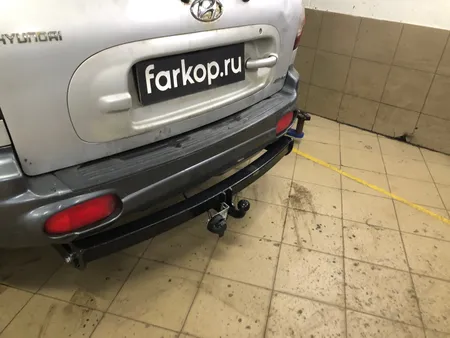 Фаркоп Лидер Плюс для Hyundai Santa Fe 2001-2006 H205-A в Киров