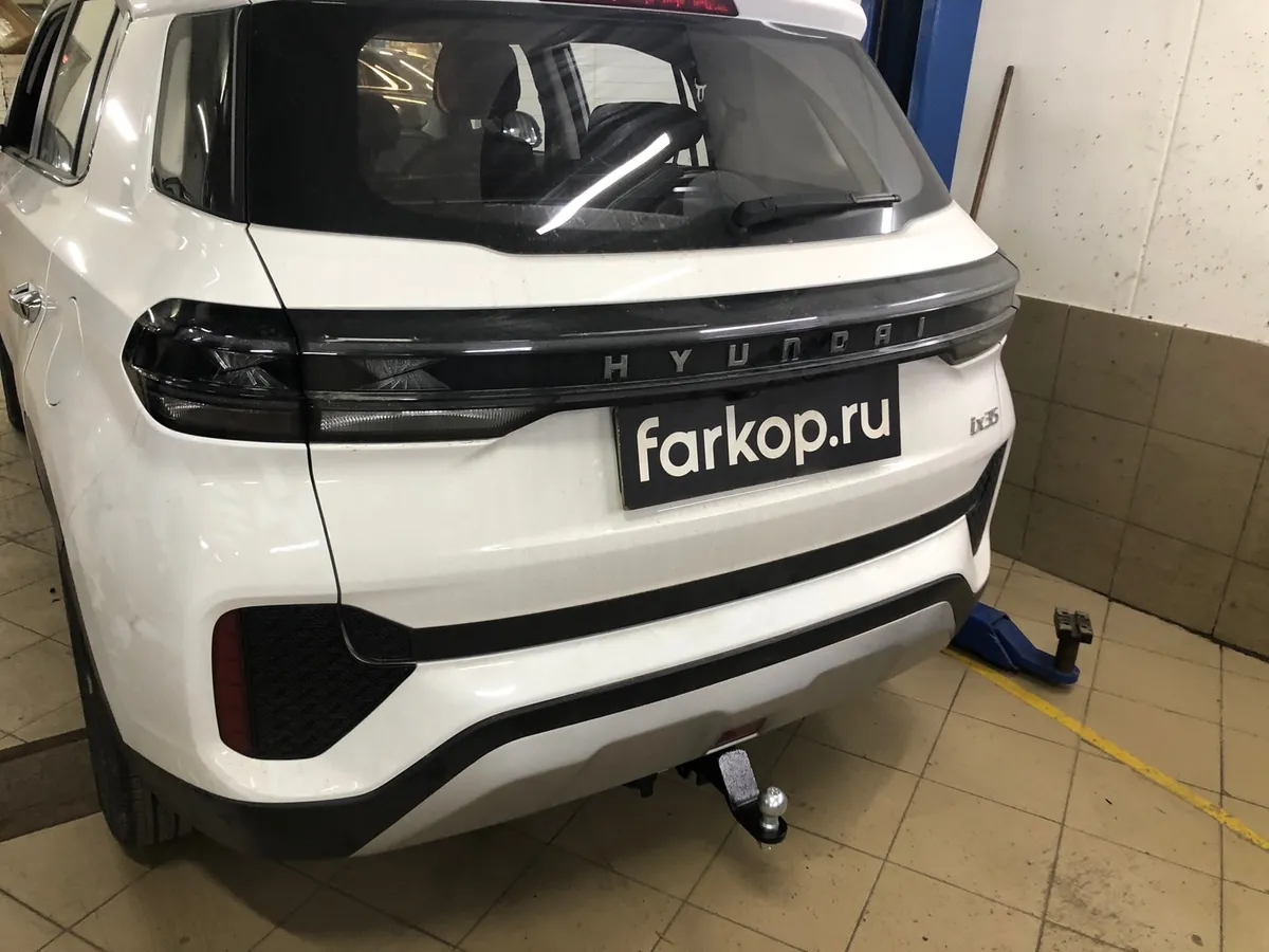 Фаркоп Лидер Плюс для Hyundai ix35 2017-2023 K112-E в Киров