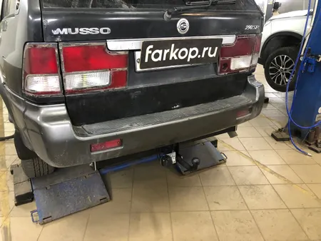 Фаркоп Лидер Плюс для Ssang Yong Musso 1993-2005 S202-A в Киров